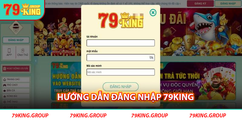 Hướng dẫn đăng nhập 79King.