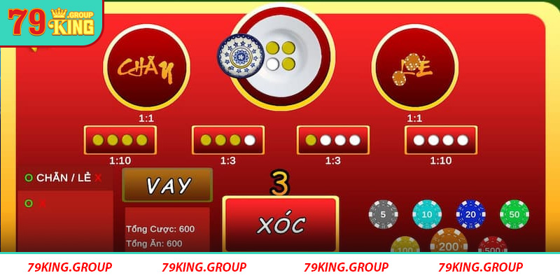 Mẹo chơi xóc đĩa 79king